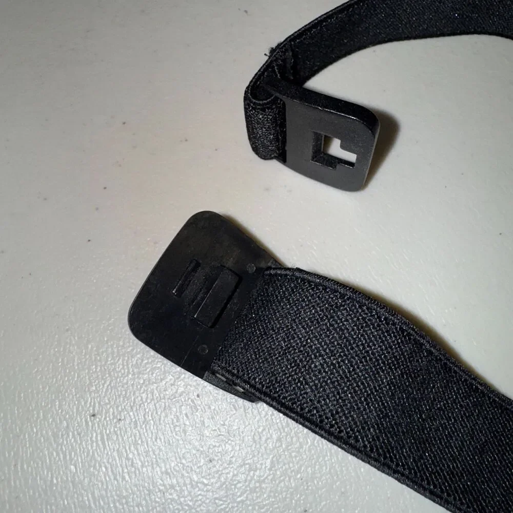 Black Adjustable Elastic Belt Nylon Strap Boy Belt Size 16